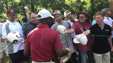 Jan 2, 2018 · He's Cedric Burns, the guy you've seen on Nick Saban's hip but probably don't know. Officially, he's listed as Alabama's athletics relations coordinator. Every year since Saban arrived in 2007, Burns has been the one who stands between the few hundred autograph-hungry golf fans and a Saban signature. His run as an assistant to Alabama coaches ... 